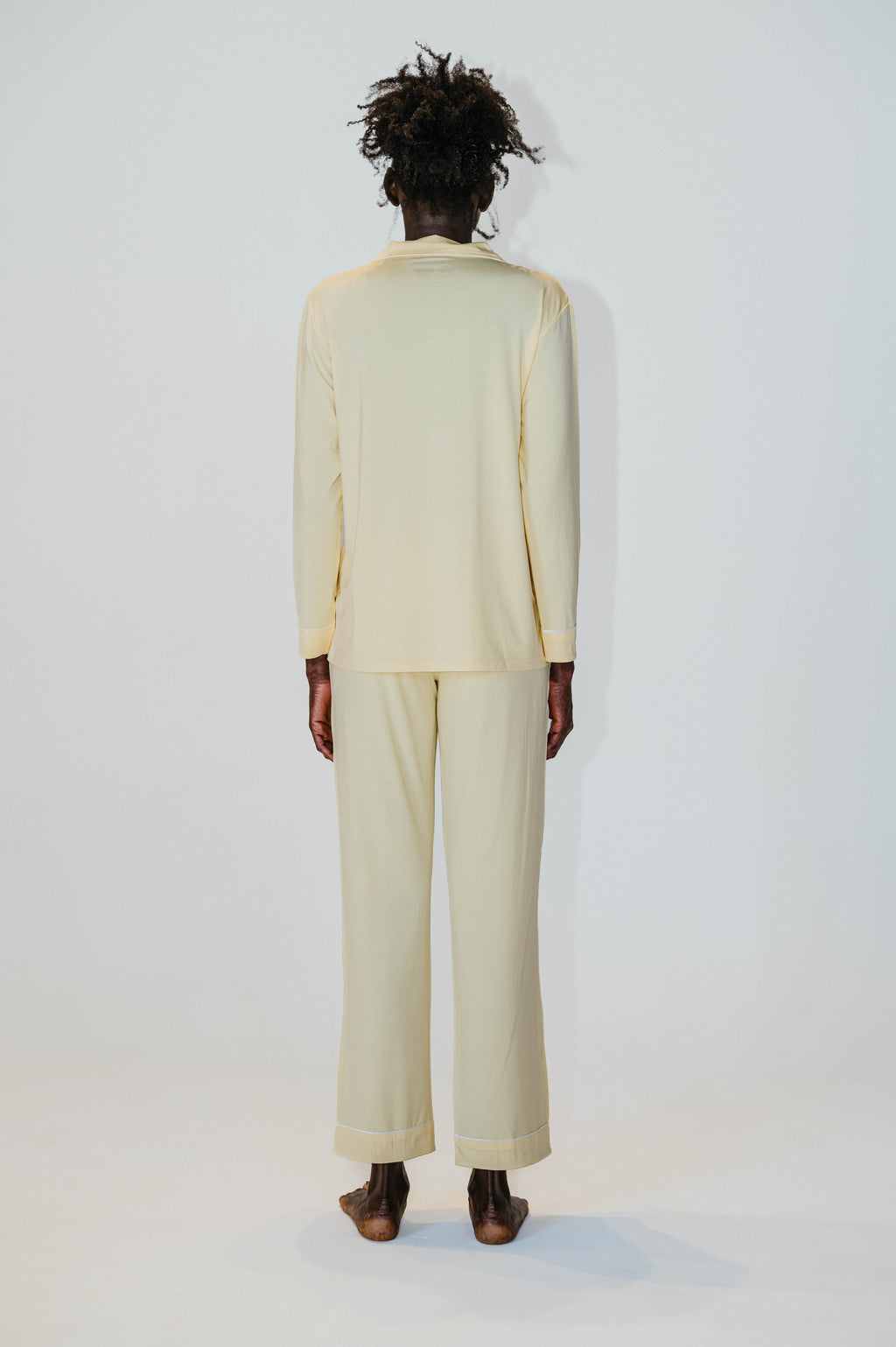Butter Yellow TENCEL Modal Pajama Long Sleeve