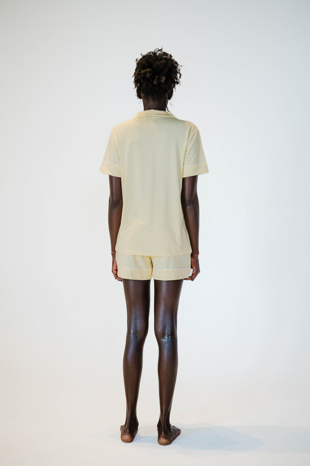 Butter Yellow TENCEL Modal Pajama Short Sleeve