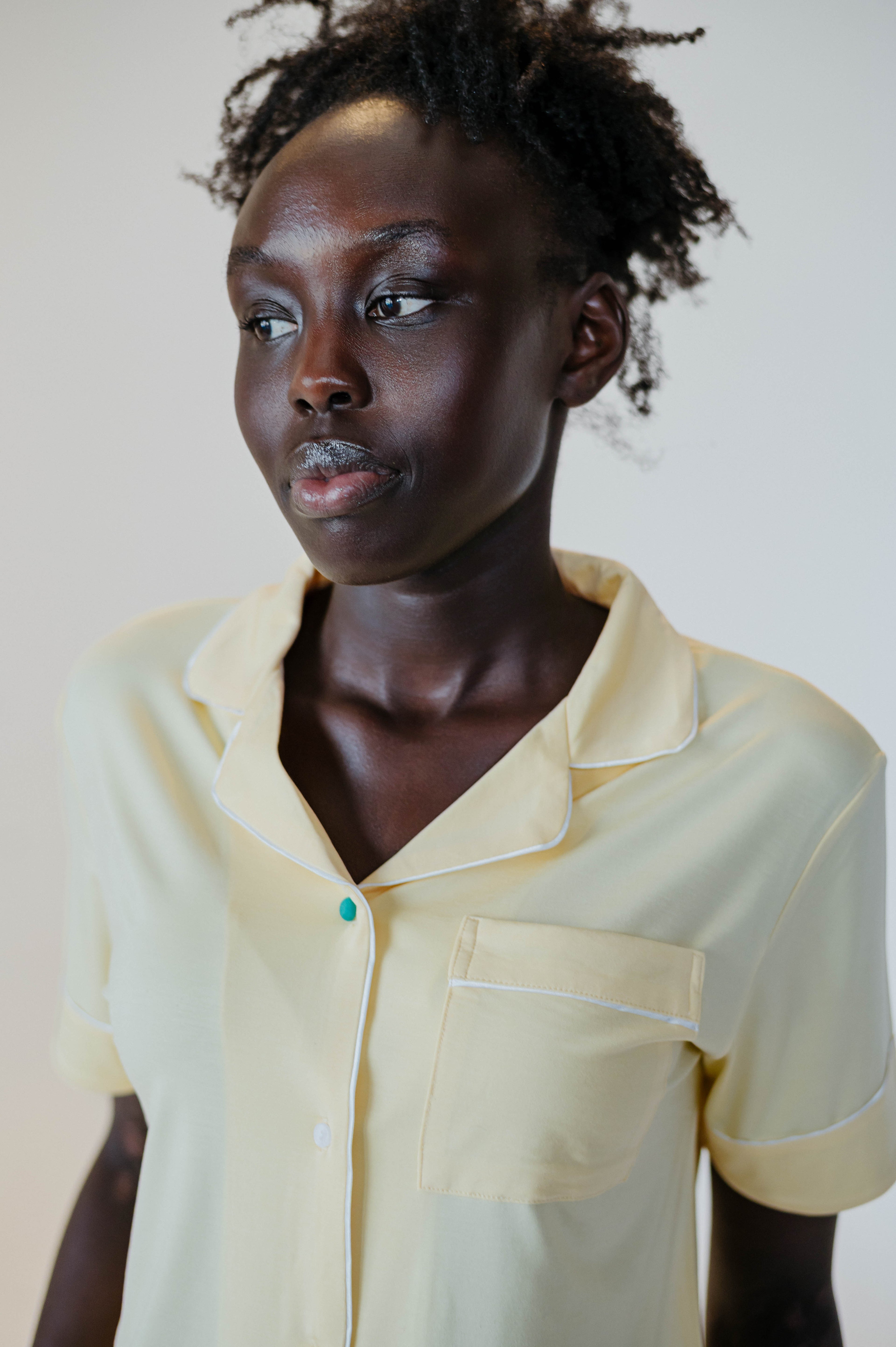 Butter Yellow TENCEL Modal Pajama Short Sleeve